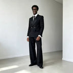 Double Breasted Wide Leg Men’s Suit