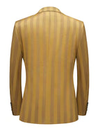Men's Jacquard Double Breasted 2 Piece Suit