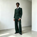 Double Breasted Wide Leg Men’s Suit