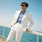 Summer Linen Two Piece Men’s Suit