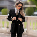 Women’s 3 Piece Double Breasted Suit Set