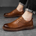 Men's Business Suits with Casual Leather Shoes Combo